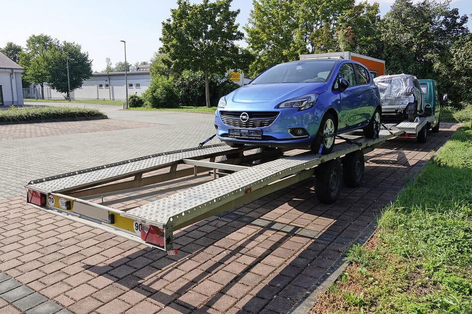 Der Unfallverursacher: ein bulgarischer Kleintransporter.