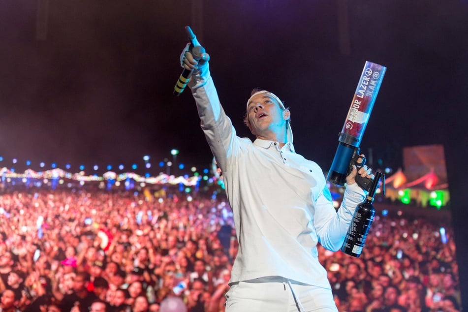 Diplo performs live at Life Is Beautiful Music Festival in Las Vegas, Nevada, 2016.