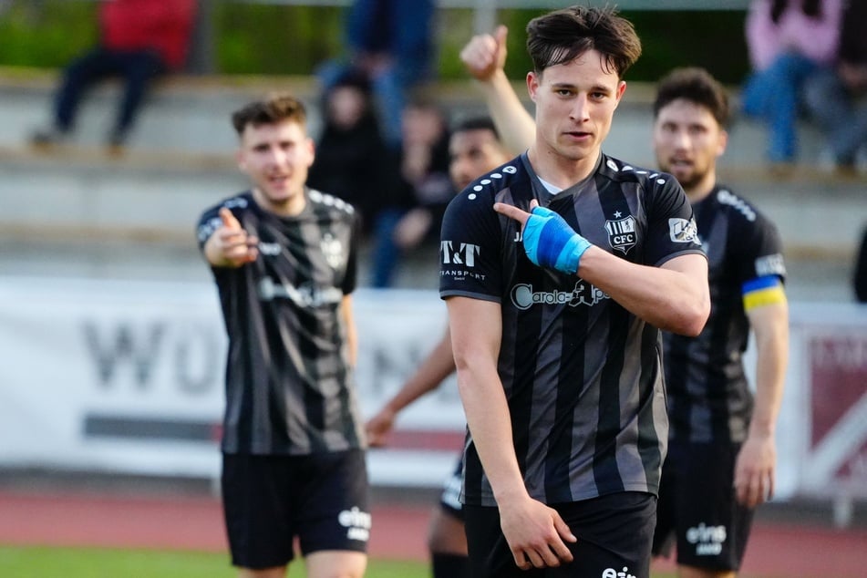 CFC-Torjäger Jonas Marx sorgte in der 41. Minute für den schnellen 1:1-Ausgleich.