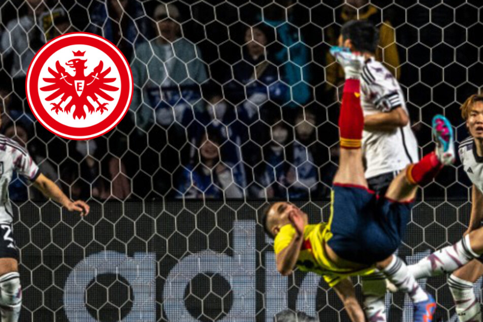 Borré Olé: Frankfurts Stürmer mit Wahnsinns-Treffer gegen Japan!
