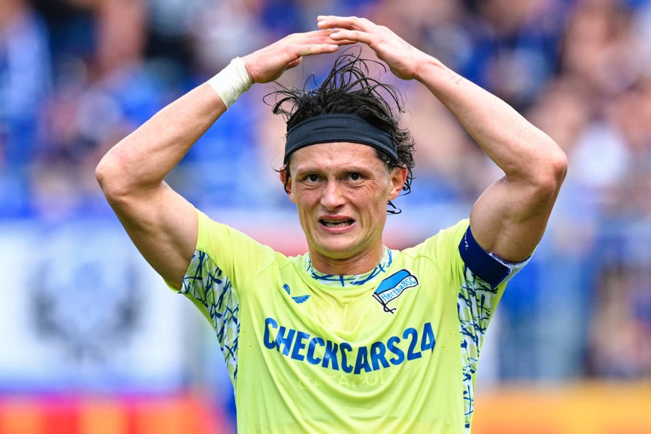 Darüber wird er sich wohl nicht lange ärgern: Fabian Reese (27) ist nicht mehr der wertvollste Spieler bei Hertha BSC.
