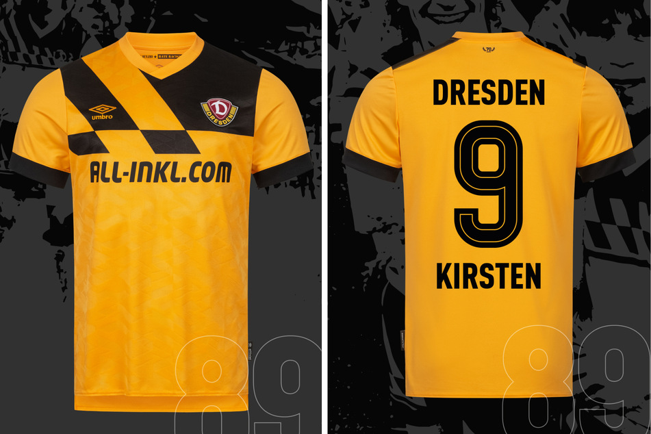 So sieht das neue Trikot von Dynamo Dresden aus.