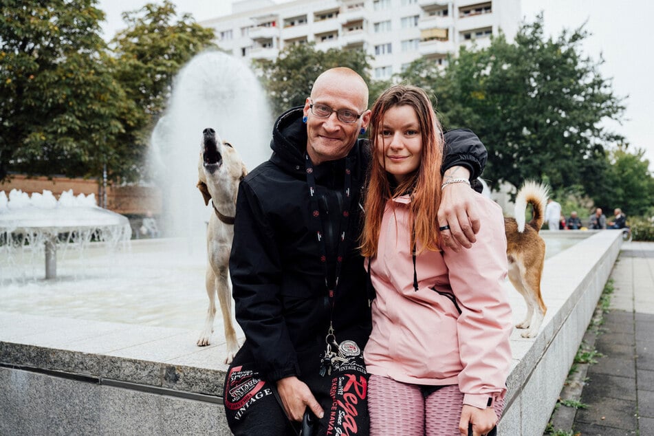 Monte und seine Freundin Nicole haben kürzlich eine neue Wohnung in Prohlis bezogen.