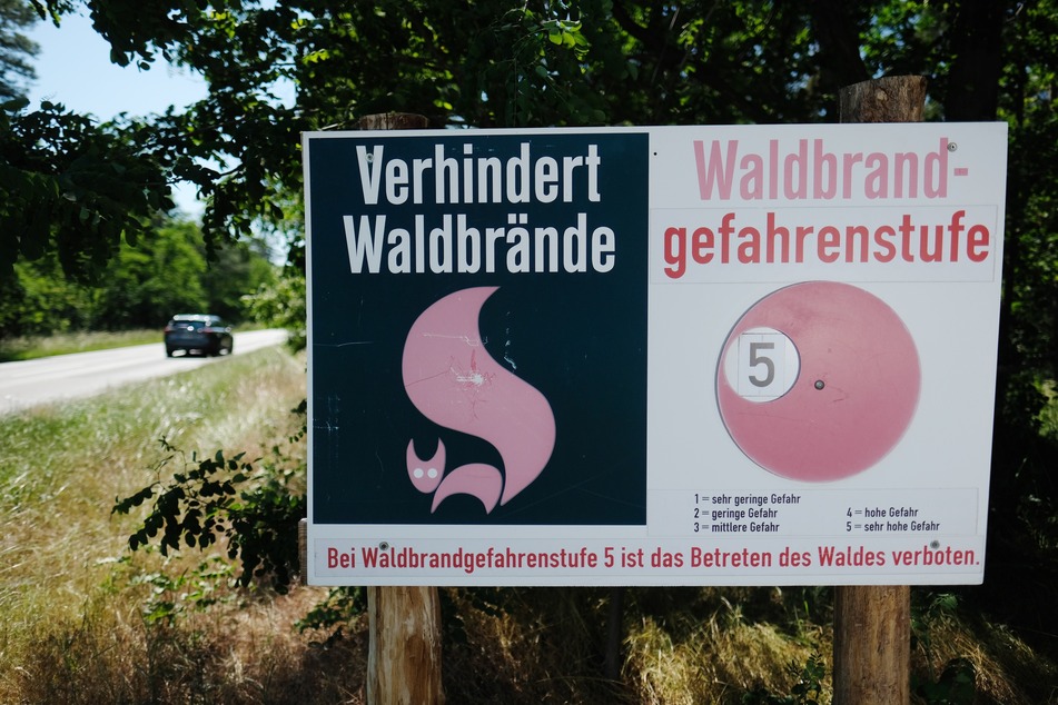 Im Bereich des Forstamtes Heldburg herrscht aktuell sehr hohe Waldbrandgefahr. (Symbolbild)