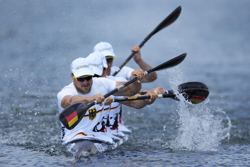 Max Rendschmidt holte mit dem Kajak-Vierer seine insgesamt vierte olympische Goldmedaille.