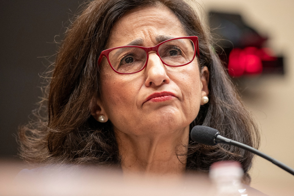 Columbia University President Nemat Shafik testifies before a House Education and the Workforce Committee hearing on "Columbia University's Response to Antisemitism."
