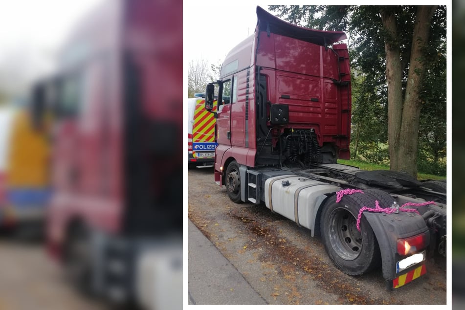 Aufgrund seiner kaputten Bremsanlage war ein Unfall des Sattelzugs nur eine Frage der Zeit.