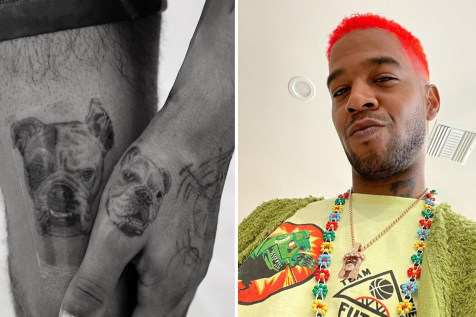 Kid Cudi's newest tattoos of his late dog, Freshie, were done by notorious tattoo artist, Dr. Woo.