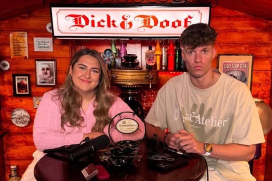 Sandra an der Seite ihres besten Freunds Luca Tilo Scharpenberg (29) "laserluca".