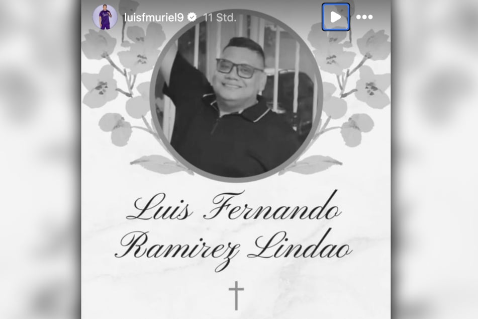 Fußballprofi Luis Muriel (33) teilte die Traueranzeige seines Schwagers Luis Ramirez Lindao (†24) auf Instagram.