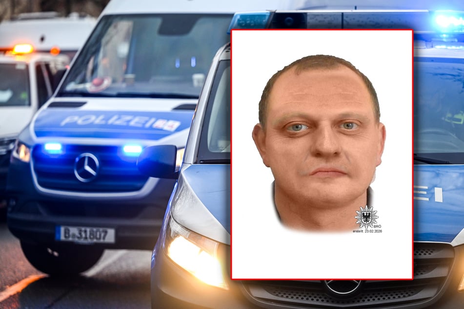 Mit einem Phantombild des Abholers erhofft sich die Polizei Hinweise aus der Bevölkerung.