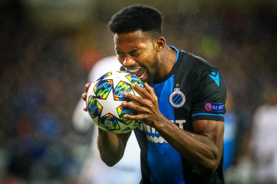 Emmanuel Dennis verzweifelt in dieser Szene. Doch international machte der Stürmer des FC Brügge in dieser Saison nachhaltig auf sich aufmerksam.