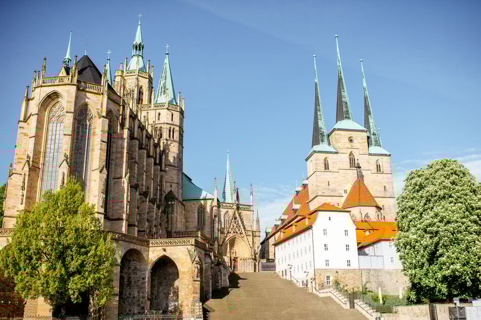 Der Dom darf als Wahrzeichen der Stadt nicht im Erfurt-Quiz fehlen.