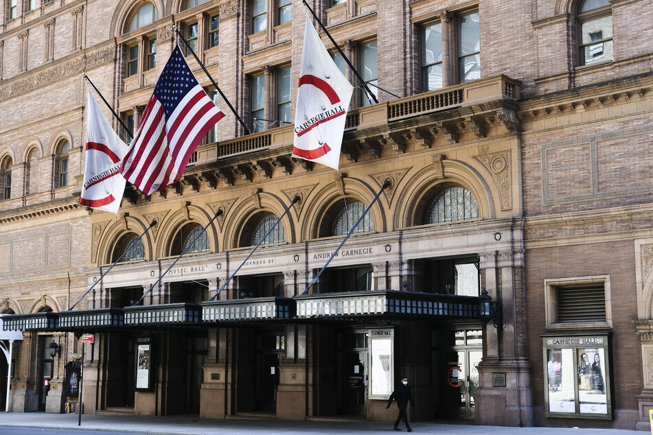 In der Carnegie Hall wird das musikalische Programm über die Bühne gehen.