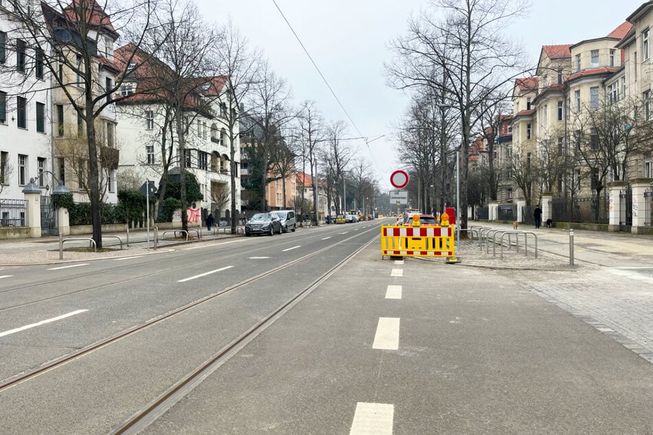 Die Waldstraße ist seit Dezember wieder befahrbar, allerdings nur bis zur Christianstraße.