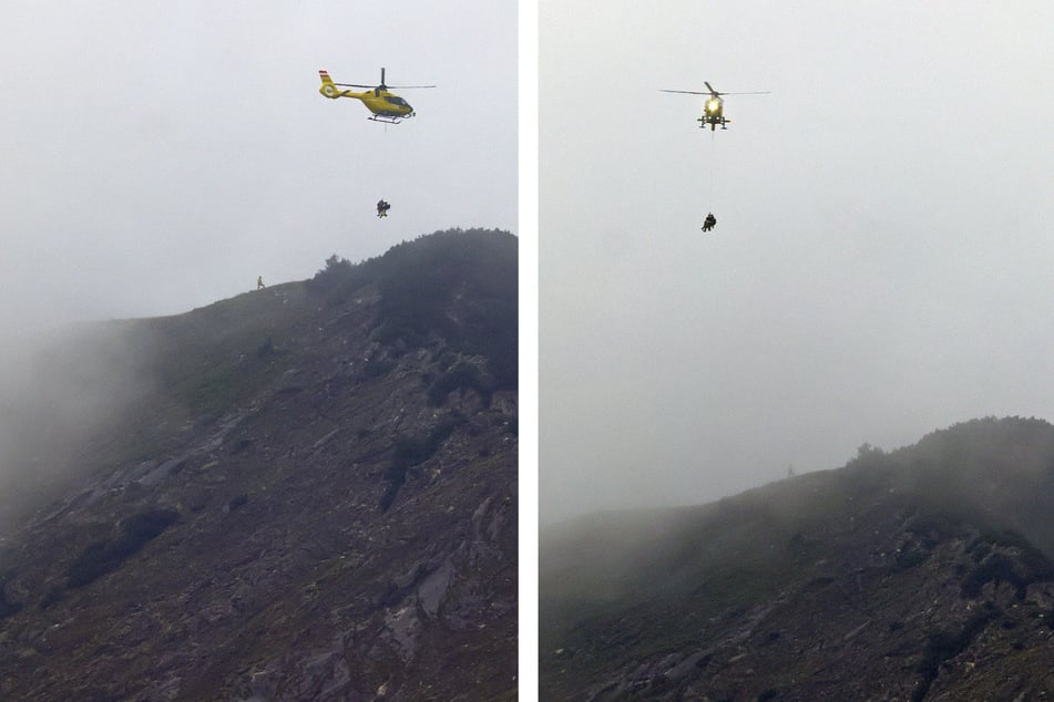 Sekunden-Entscheidung in den Alpen: Heli rettet schwer verletzten Sachsen zwischen zwei Gewittern