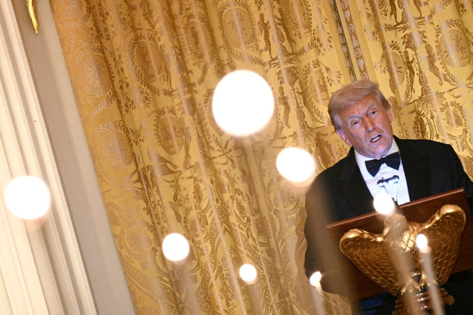 President Donald Trump's White House made moves to defend his offensive comments to a female reporter.