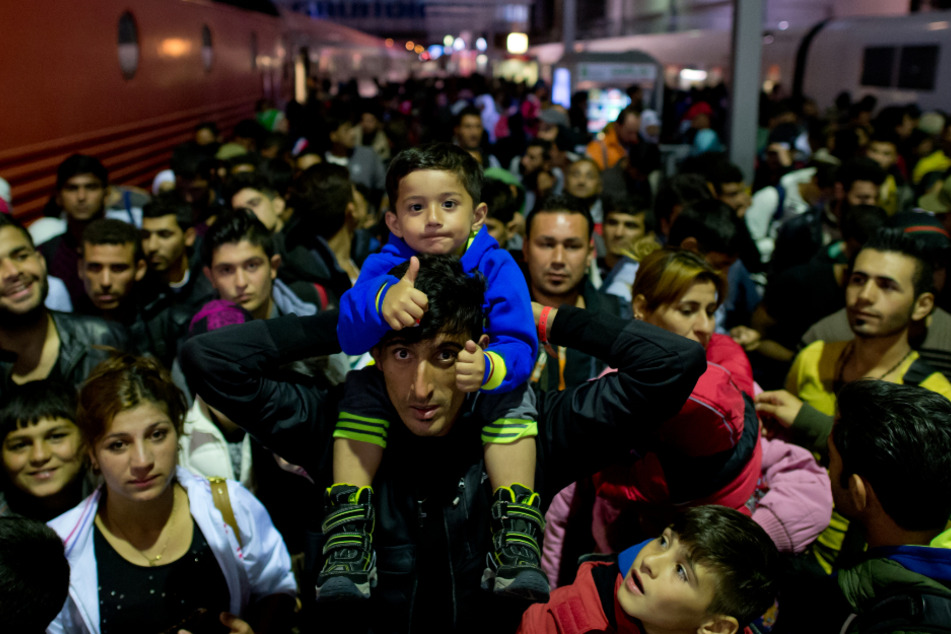 Flüchtlinge am Hauptbahnhof München. (Archiv)