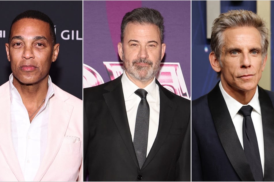 Don Lemon (l.), Ben Stiller (r.), and more celebs have slammed ABC and the Republican party after Jimmy Kimmel's late night show was axed indefinitely.