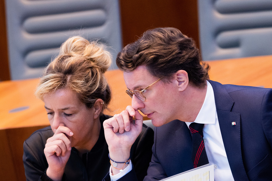 Hendrik Wüst (CDU, 47) und Mona Neubaur (45, Grüne) sind die Köpfe der schwarz-grünen Regierung in NRW.