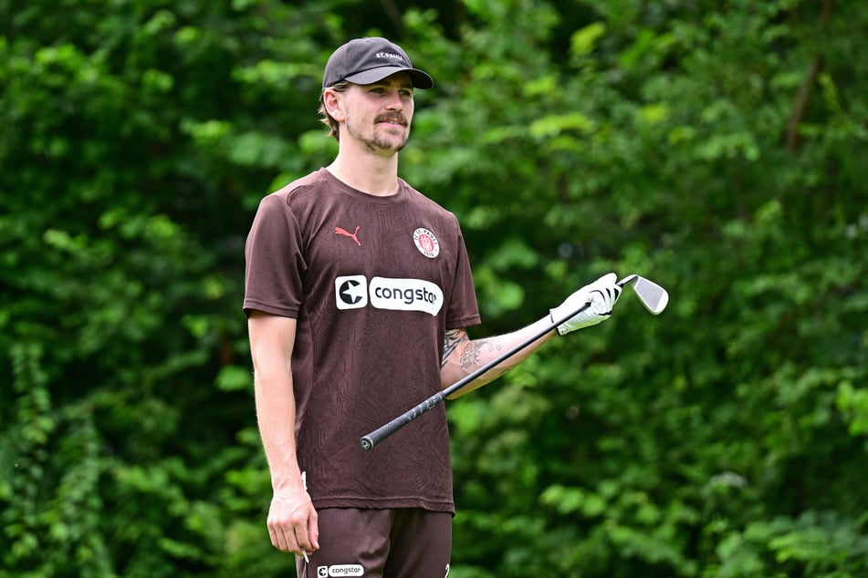 Connor Metcalfe (24) nutzte den freien Tag am Samstag und ging mit seinen Mitspielern Golfen.