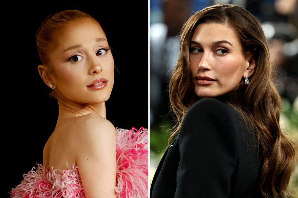 Ariana Grande (l.) and Hailey Bieber (r.) have each garnered their fair share of public scrutiny.