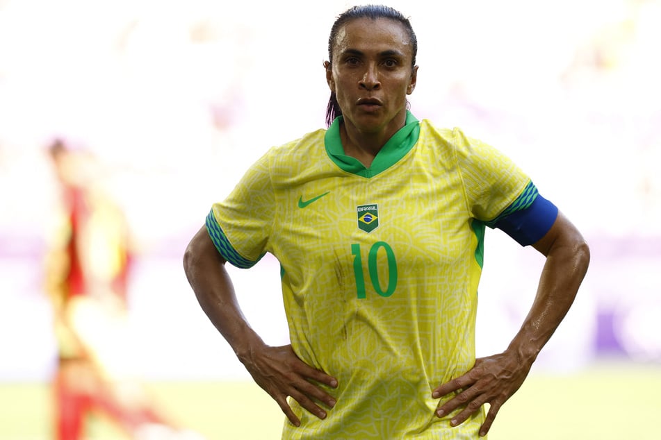 Marta of Brazil is due to play in the women's soccer final against Team USA at the Paris Olympics.