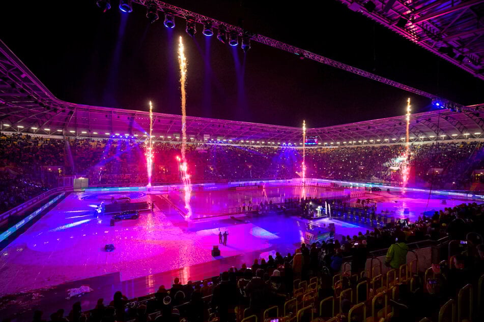 Die Rudolf-Harbig-Arena in Dresden verwandelt sich im Januar 2026 in ein wahres Eishockey-Spektakel.
