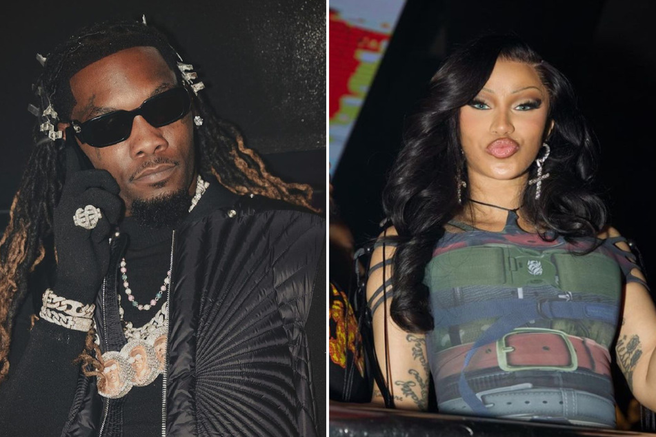 Insiders say Cardi B (r.) and Offset's (l.) relationship may not be over.