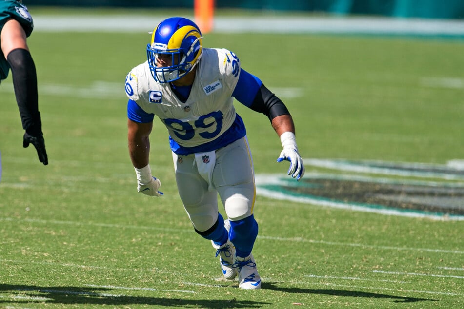 Los Angeles Rams defensive end Aaron Donald.