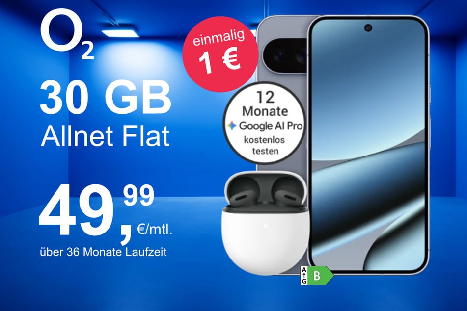 Das Google Pixel 10 Pro XL mit Pixel Buds 2a im Bundle für nur 1 Euro exklusiv bei o2.