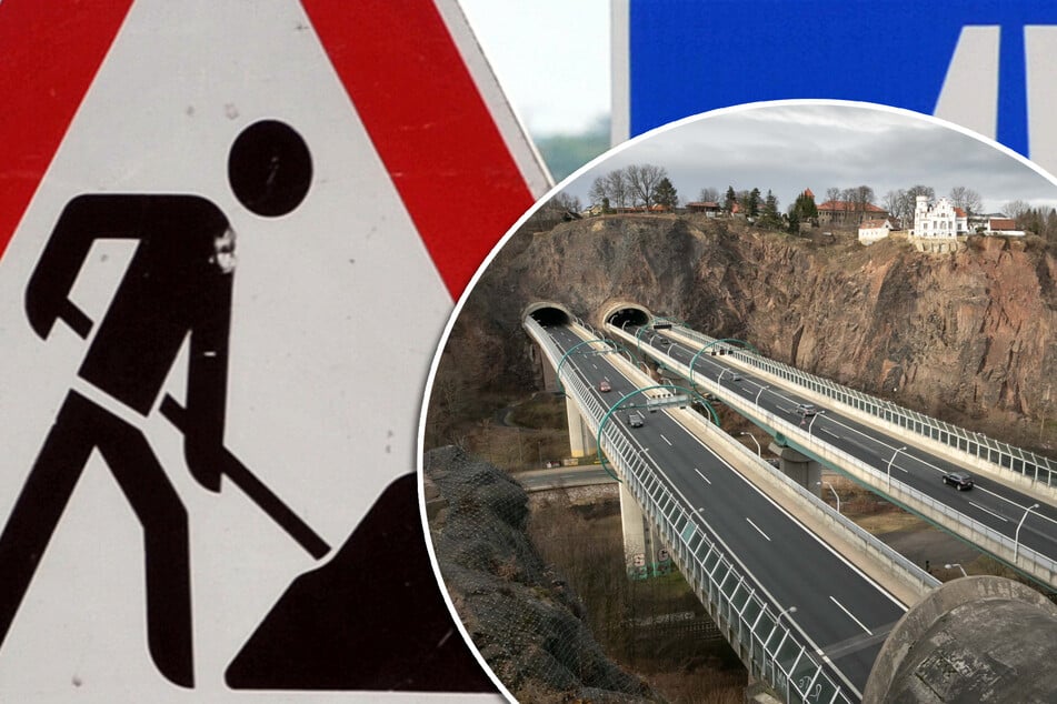 Tunnel dicht und Auffahrt gesperrt: Allerlei Baustellen auf A17 bei Dresden