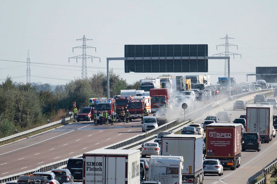 Die A9 Richtung Berlin musste für vier Stunden gesperrt werden.