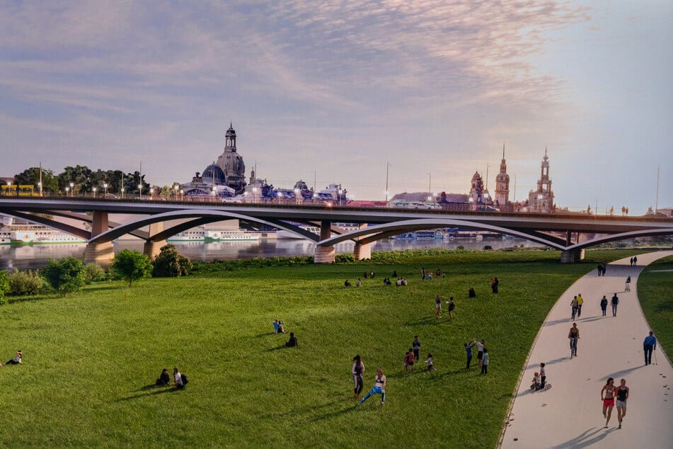 Dresdner dürfen mitreden: Erste Entwürfe für den Neubau der Carolabrücke