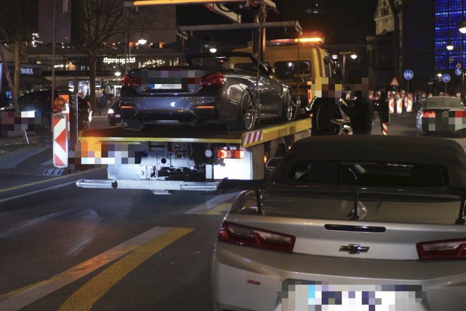 Die Polizei hatte viel zu tun.