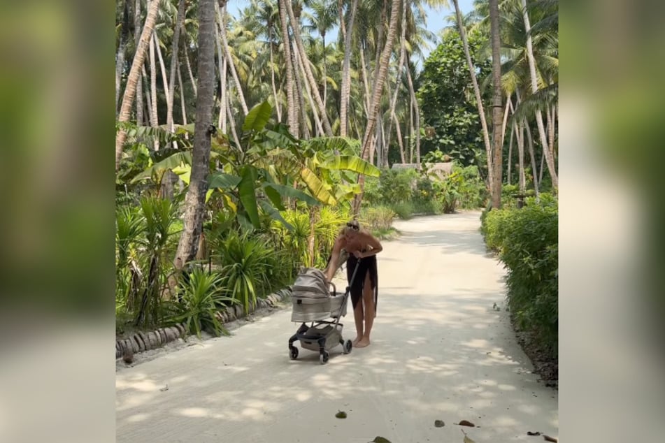 Das Muttersein kann sowohl wunderschön als auch überfordernd sein, erklärte die 32-Jährige auf Instagram.