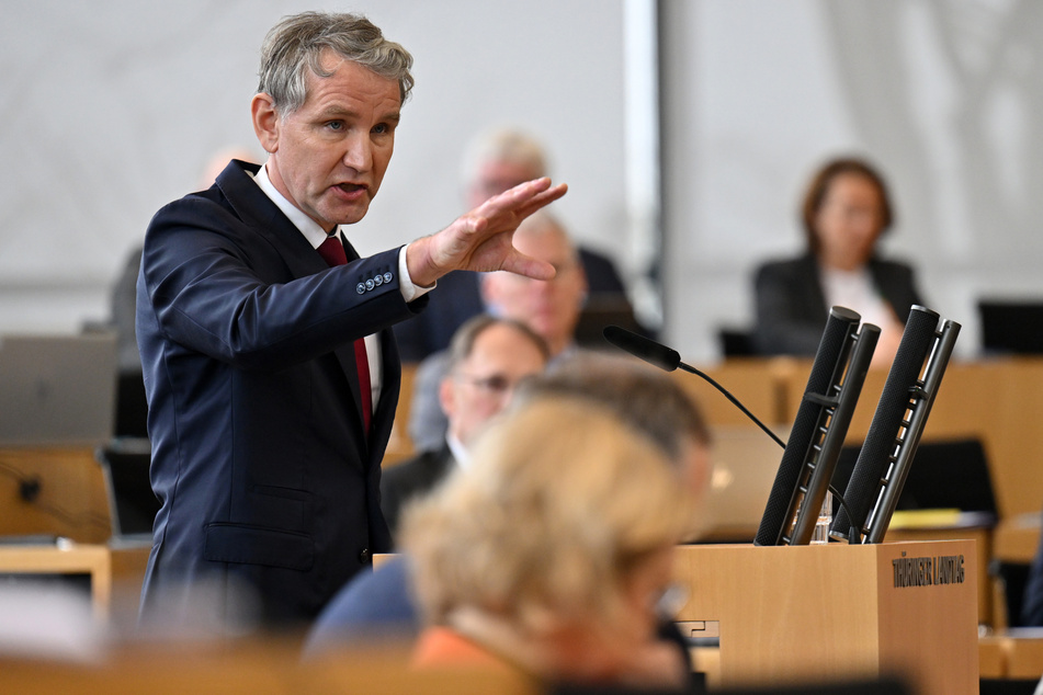 AfD-Fraktionschef Björn Höcke (52) warf Voigt vor, seine Regierungserklärung sei "phrasengeschwängert".