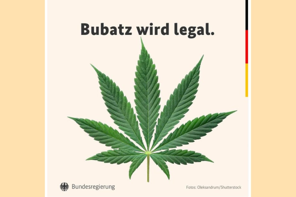 Via Instagram schrieb die Bundesregierung: "Bubatz wird legal."