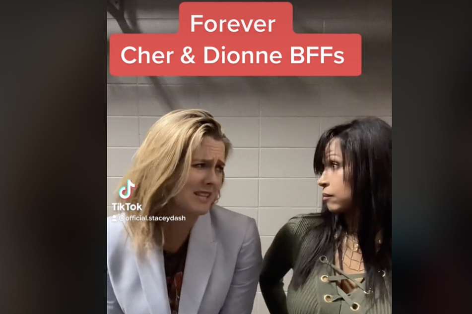 Cher and Dionne forever! Clueless stars Alicia Silverstone (l.) and Stacey Dash paid tribute to the classic movie on TikTok.