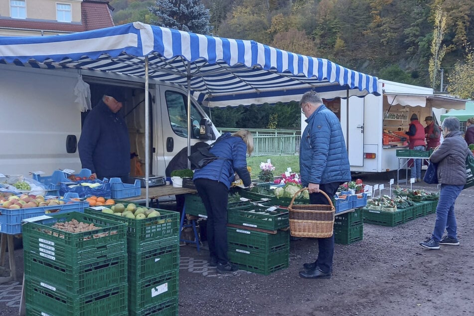 Auf dem Tharandter Naturmarkt finden Besucher allerhand Spezialitäten aus der Region.