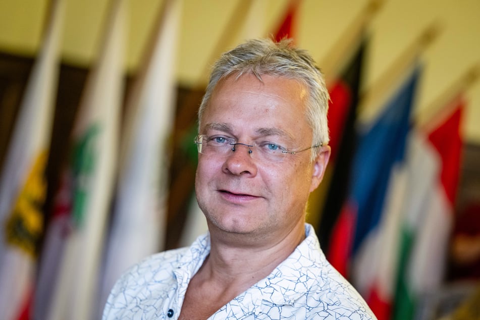 Stollbergs OB Marcel Schmidt (53, Freie Wähler Union) hofft auf viele spielende Kinder.