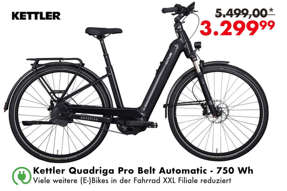 Kettler Quadriga Pro Belt Automatic Tiefeinsteiger