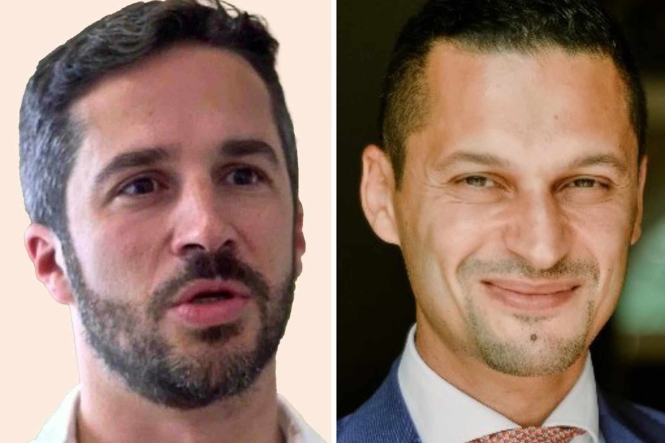 Austrian political scientist Farid Hafez (r.) filed the $10 million lawsuit against George Washington University and Lorenzo Vidino (l.), the director of its program on extremism.