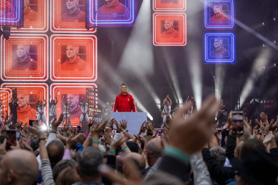 Die Fans bejubelten Robbie Williams gebührend.