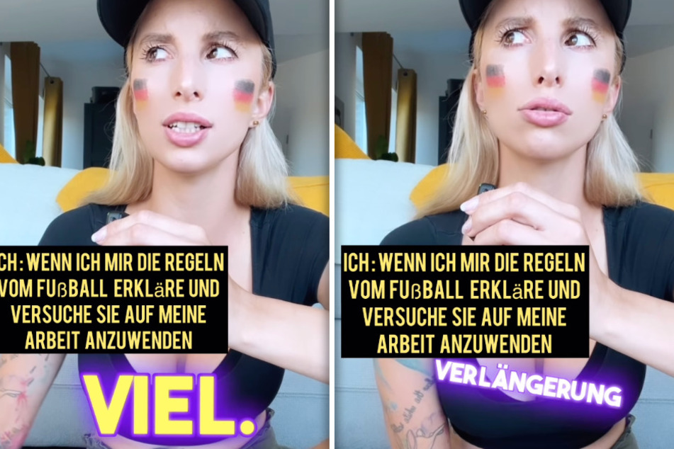 Erotik-Darstellerin Hanna Secret (28) vergleicht ein Fußballspiel mit ihrem Business.