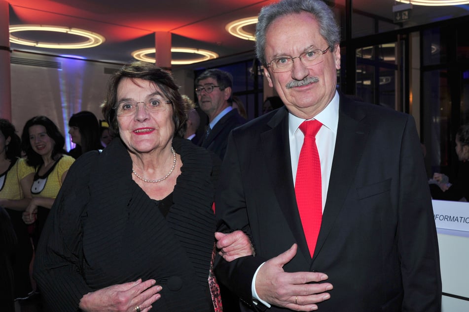 Christian Ude (78), Altoberbürgermeister von München, und seine Frau Edith von Welser-Ude (87).