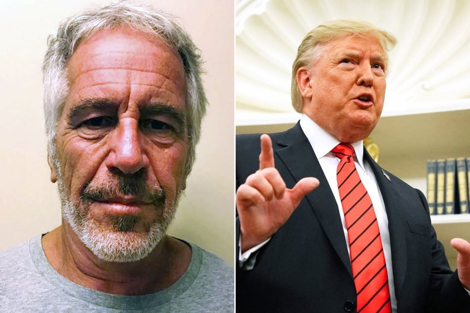 New photos and video reveal Trump was much closer to Epstein than he claims