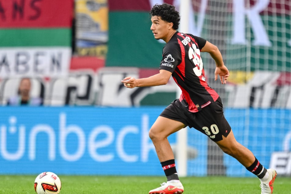 Ibrahim Maza (20) gehört in der bisherigen Saison zu den Lichtblicken im Kader der Werkself.