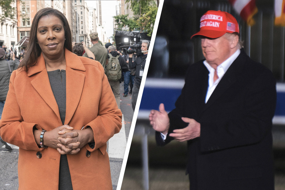 New York Attorney General Letitia James (l.) said her office has found "significant evidence" of fraud in Trump Organization dealings.