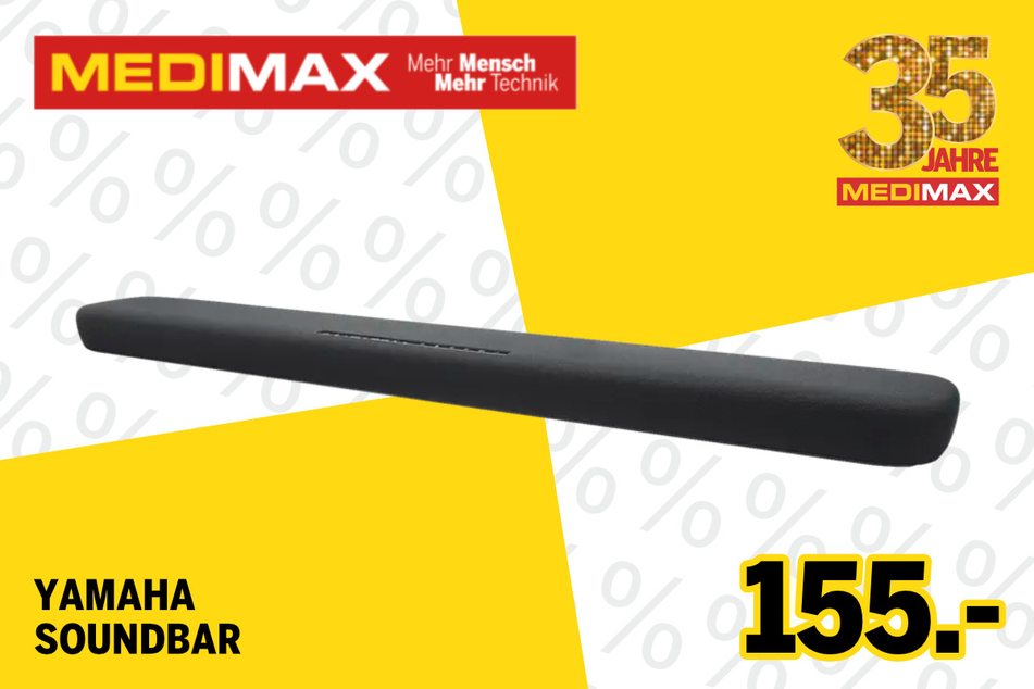 Yamaha-Soundbar für 155 Euro.